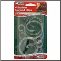 Banister Garland Clips. 6 pack. Product code:- 2700-99-2041. Case pack 12. This is a Powerwing Display Product.