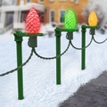 Adams Christmas Light Stakes for Paths and Driveways. 25ct Pack. Product code 9105-99-1630. Case pack 12.