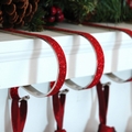 Haute Decor Original Christmas Stocking Mantel Clips.