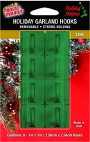 Removable Adhesive Garland Hooks. 8ct pack.